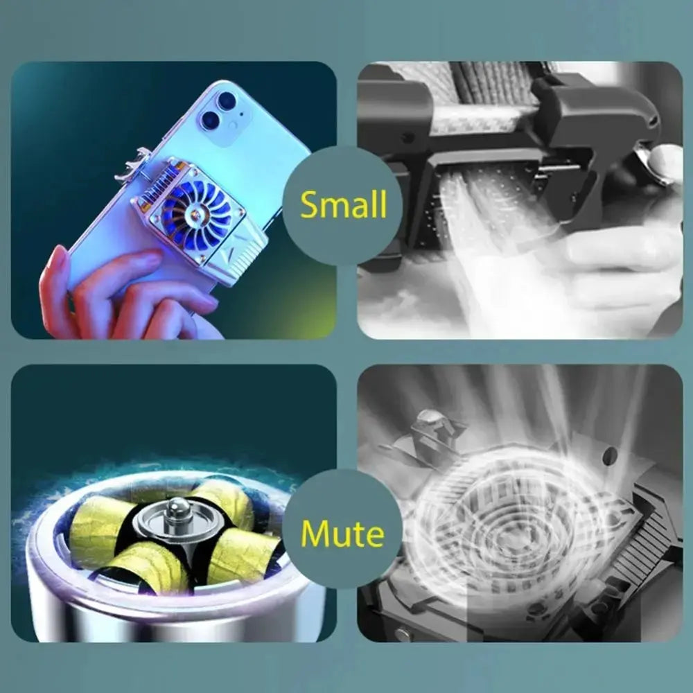 Ventilador Gamer De Refrigeración Ajustable Para Celular