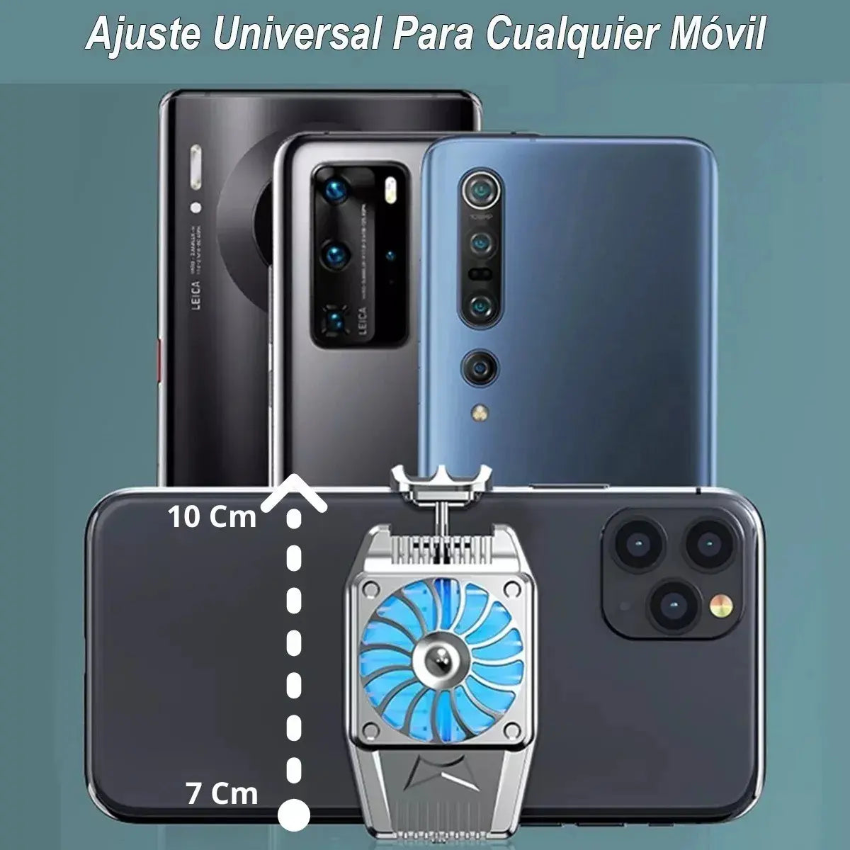 Ventilador Gamer De Refrigeración Ajustable Para Celular