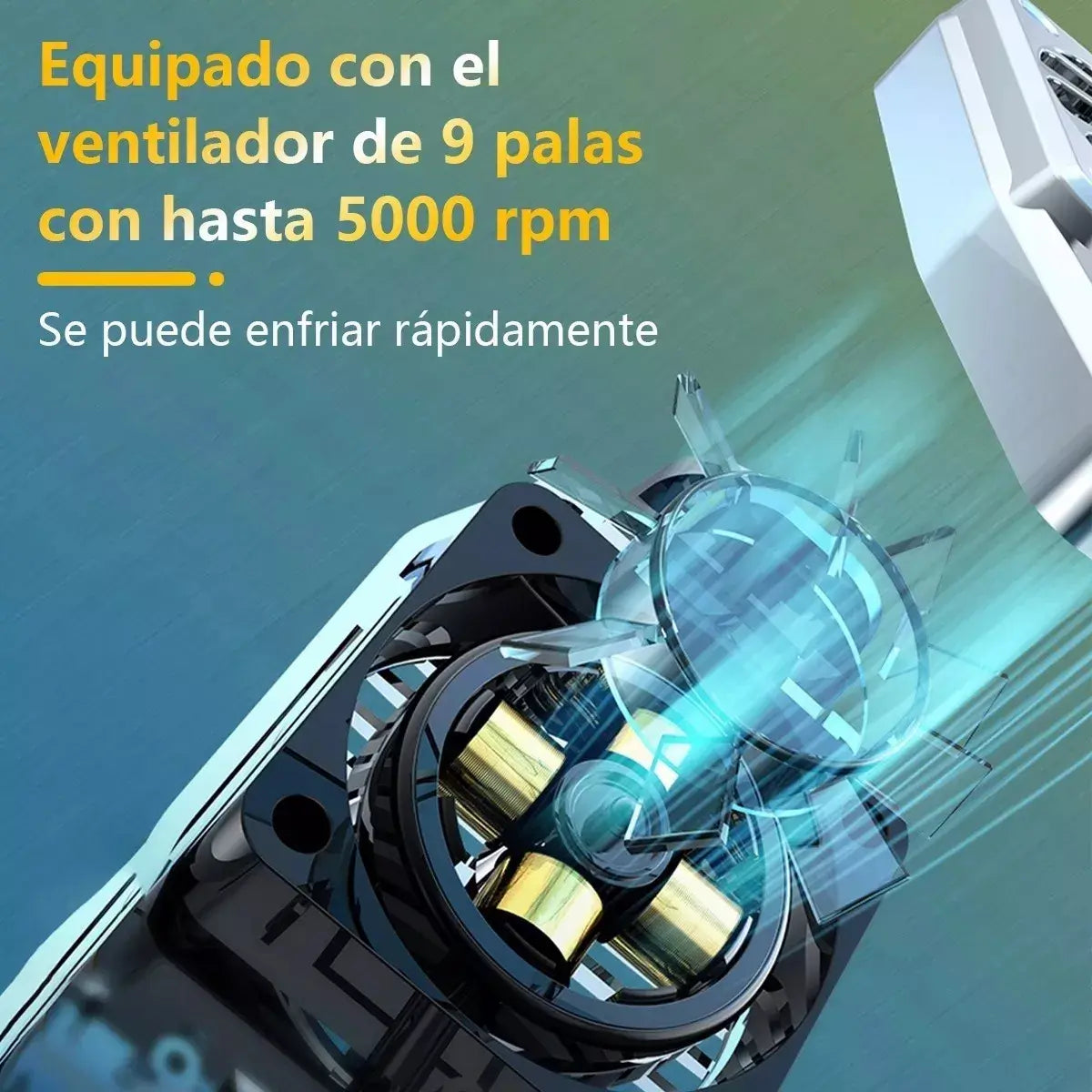 Ventilador Gamer De Refrigeración Ajustable Para Celular
